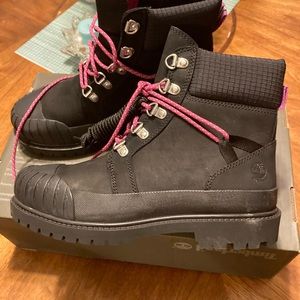 Black Timberland boots